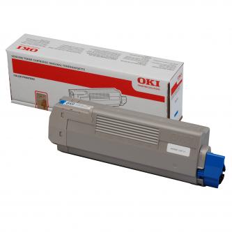 Obrazek Oki C610 44315307 originální tonerová kazeta, barva náplně azurová, výtěžnost cartridge 6000 stran