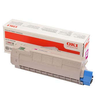 Obrazek Oki C612 46507506 originální tonerová kazeta, barva náplně purpurová, výtěžnost cartridge 6000 stran