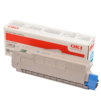 Obrazek Oki C612 46507507 originální tonerová kazeta, barva náplně azurová, výtěžnost cartridge 6000 stran