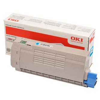 Obrazek Oki C712 46507615 originální tonerová kazeta, barva náplně azurová, výtěžnost cartridge 11500 stran