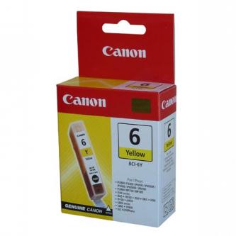 Canon 6 (BCI-6Y) 4708A002 originální cartridge, toner, náplň, barva