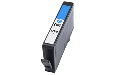 Obrazek HP 924E 4K0U7NE kompatibilní inkoustová kazeta, barva náplně azurová, výtěžnost cartridge 800 stran