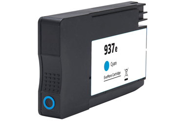 Obrazek HP 937 4S6W2NE kompatibilní inkoustová kazeta, barva náplně azurová, výtěžnost cartridge 1650 stran