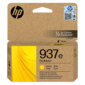Obrazek HP 937e 4S6W8NE originální inkoustová kazeta, barva náplně žlutá, výtěžnost cartridge 1650 stran