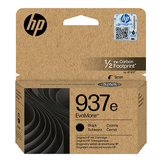 Obrazek HP 937e 4S6W9NE originální inkoustová kazeta, barva náplně černá, výtěžnost cartridge 2500 stran