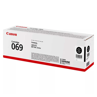 Obrazek Canon 069 5094C002 originální tonerová kazeta, barva náplně černá, výtěžnost cartridge 2100 stran