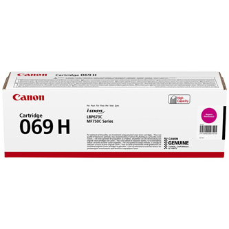 Obrazek Canon 069 H 5096C002 originální tonerová kazeta, barva náplně purpurová, výtěžnost cartridge 5500 stran