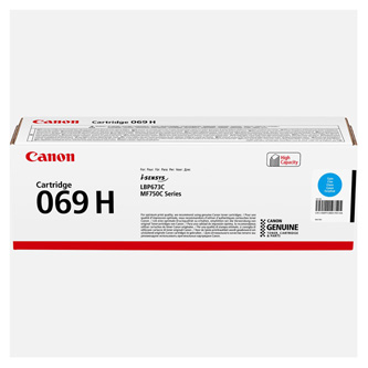 Obrazek Canon 069 H 5097C002 originální tonerová kazeta, barva náplně azurová, výtěžnost cartridge 5500 stran