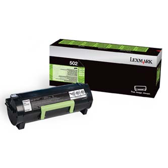 Obrazek Lexmark 502 50F2000 originální tonerová kazeta, barva náplně černá, výtěžnost cartridge 1500 stran
