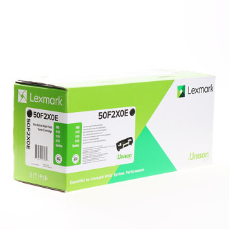 Obrazek Lexmark 502XE 50F2X0E originální tonerová kazeta, barva náplně černá, výtěžnost cartridge 10000 stran