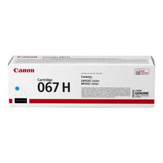 Obrazek Canon 067H 5105C002 originální tonerová kazeta, barva náplně azurová, výtěžnost cartridge 2350 stran