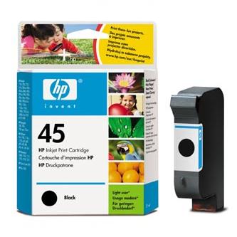 HP 45 51645AE originální inkoustová kazeta, barva náplně černá, výtěžnost cartridge 930 stran