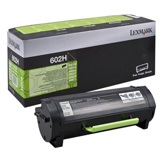 Obrazek Lexmark 60F2H0E originální tonerová kazeta, barva náplně černá, výtěžnost cartridge 10000 stran