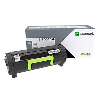 Obrazek Lexmark 51B00A0 originální tonerová kazeta, barva náplně černá, výtěžnost cartridge 2500 stran