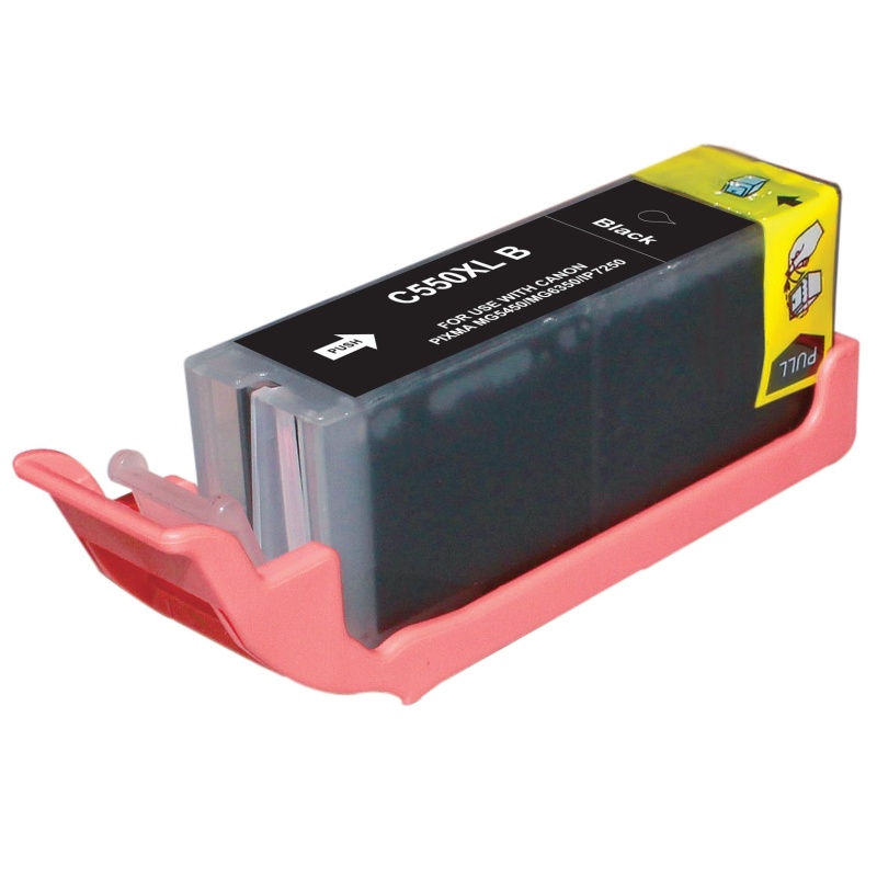 Obrazek Canon 550 XL (PGI-550 XL) 6431B004 kompatibilní inkoustová kazeta, barva náplně černá pigment