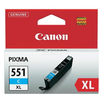 Canon CLI-551C XL 6444B004 originální cartridge, toner, náplň, barva blistr