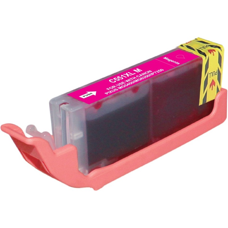 Obrazek Canon 551 XL (CLI-551 XL) 6445B004 kompatibilní inkoustová kazeta, barva náplně purpurová