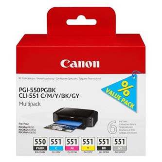 Obrazek Canon 550 6496B005 originální inkoustová kazeta, barva náplně černá