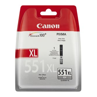 Obrazek Canon 551 XL 6447B004 originální inkoustová kazeta blistr, barva náplně šedá