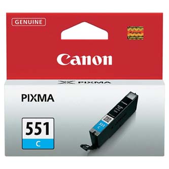 Obrazek Canon 551 6509B001 originální inkoustová kazeta, barva náplně azurová