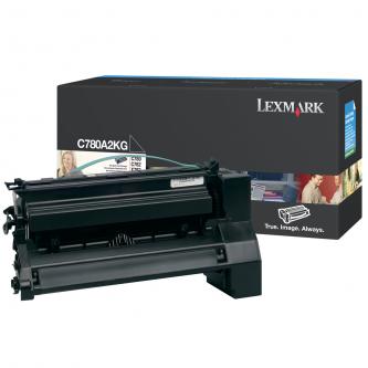 Obrazek Lexmark C780A2KG originální tonerová kazeta, barva náplně černá, výtěžnost cartridge 6000 stran