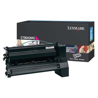 Obrazek Lexmark C780A2MG originální tonerová kazeta, barva náplně purpurová, výtěžnost cartridge 6000 stran