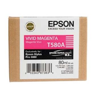 Obrazek Epson T580 C13T580A00 originální inkoustová kazeta, barva náplně purpurová