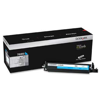 Obrazek Lexmark 70C0D20 originální developer, barva náplně azurová, výtěžnost cartridge 40000 stran