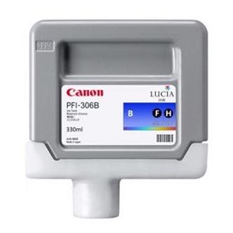 Obrazek Canon PFI-306 6665B001 originální inkoustová kazeta, barva náplně modrá