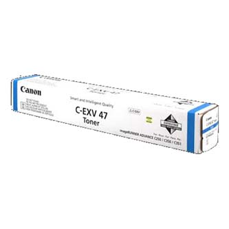 Obrazek Canon C-EXV 47 8517B002 originální tonerová kazeta, barva náplně azurová, výtěžnost cartridge 21500 stran