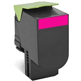 Obrazek Lexmark 80C2HME originální tonerová kazeta, barva náplně purpurová, výtěžnost cartridge 3000 stran
