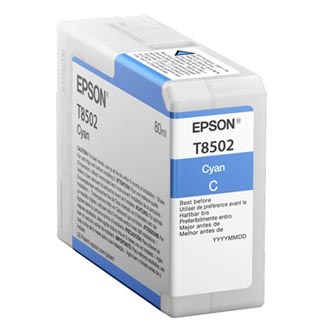Obrazek Epson T850 C13T850200 originální inkoustová kazeta, barva náplně azurová