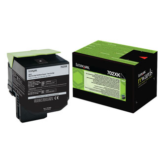 Obrazek Lexmark 70C2XK0 originální tonerová kazeta, barva náplně černá, výtěžnost cartridge 8000 stran