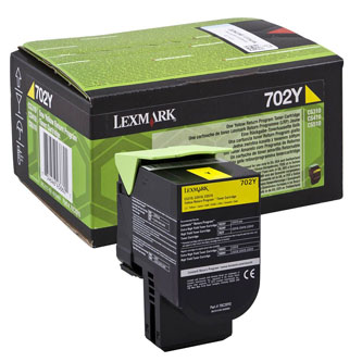 Obrazek Lexmark 70C2XY0 originální tonerová kazeta, barva náplně žlutá, výtěžnost cartridge 4000 stran