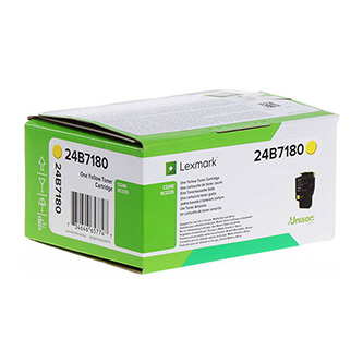 Lexmark 24B7180 originální toner, cartridge, náplň, barva