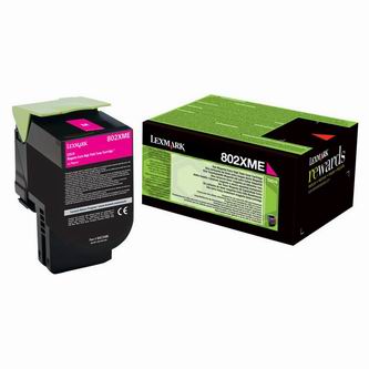 Obrazek Lexmark 80C2XME originální tonerová kazeta, barva náplně purpurová, výtěžnost cartridge 4000 stran