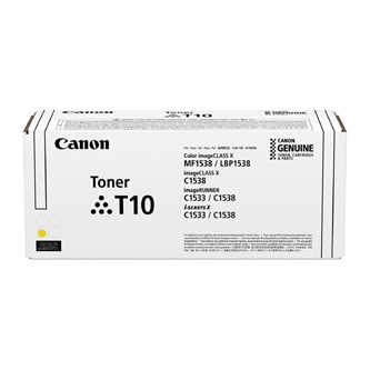 Obrazek Canon T10 4563C001 originální tonerová kazeta, barva náplně žlutá, výtěžnost cartridge 10000 stran