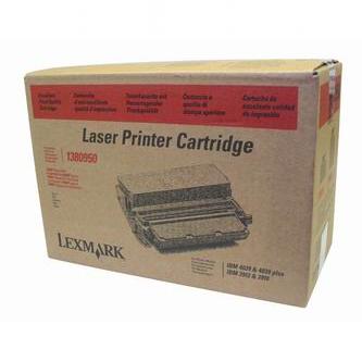 Obrazek Lexmark 1380950 originální tonerová kazeta, barva náplně černá, výtěžnost cartridge 12800 stran