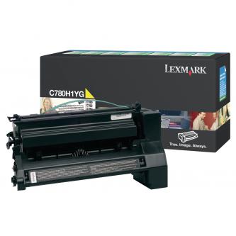 Obrazek Lexmark C780H1YG originální tonerová kazeta, barva náplně žlutá, výtěžnost cartridge 10000 stran