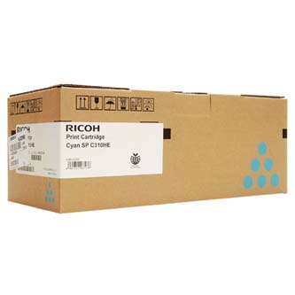 Obrazek Ricoh 406480 originální tonerová kazeta, barva náplně azurová, výtěžnost cartridge 6000 stran