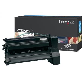 Obrazek Lexmark C780H2KG originální tonerová kazeta, barva náplně černá, výtěžnost cartridge 10000 stran