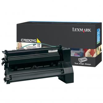 Obrazek Lexmark C782X2YG originální tonerová kazeta, barva náplně žlutá, výtěžnost cartridge 15000 stran