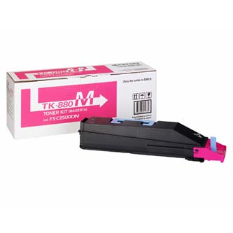 Obrazek Kyocera TK-880 1T02KABNL0 originální tonerová kazeta, barva náplně purpurová, výtěžnost cartridge 18000 stran