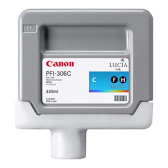 Obrazek Canon PFI-306 6658B001 originální inkoustová kazeta, barva náplně azurová