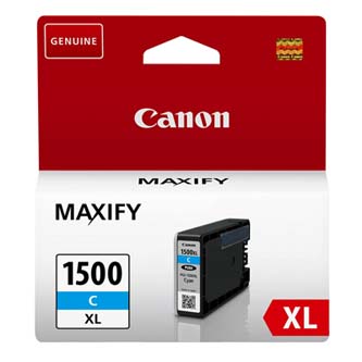 Obrazek Canon 1500 XL 9193B001 originální inkoustová kazeta, barva náplně azurová, výtěžnost cartridge 900 stran