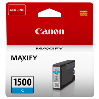 Obrazek Canon 1500 9229B001 originální inkoustová kazeta, barva náplně azurová, výtěžnost cartridge 300 stran