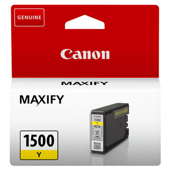 Obrazek Canon 1500 9231B001 originální inkoustová kazeta, barva náplně žlutá, výtěžnost cartridge 300 stran