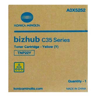 Obrazek Konica A0X5252 originální tonerová kazeta, barva náplně žlutá, výtěžnost cartridge 6000 stran Obrazek Konica A0X5252 originální tonerová kazeta, barva náplně žlutá, výtěžnost cartridge 6000 stran
