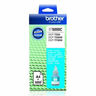 Obrazek Brother BT5000 BT5000C originální inkoustová kazeta, barva náplně azurová, výtěžnost cartridge 5000 stran