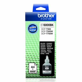 Obrazek Brother BT6000 BT6000BK originální inkoustová kazeta, barva náplně černá, výtěžnost cartridge 6000 stran